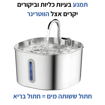 תגן על החתול שלך מהתייבשות ובעיות בשתן עם מזרקת MOR-VEN