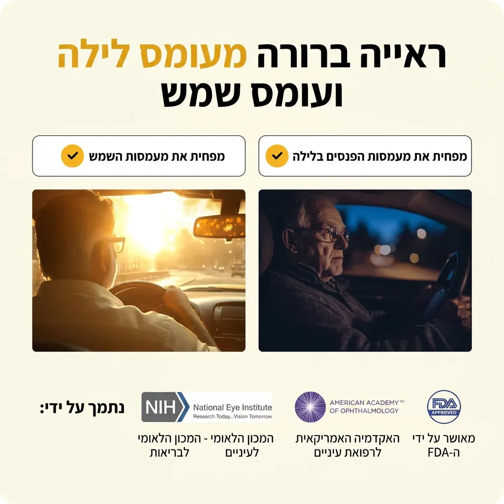 לנהוג בלילה בלי להסתנוור - Drivesight